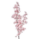 Decoratie tak met bloemen 25x7x113 cm