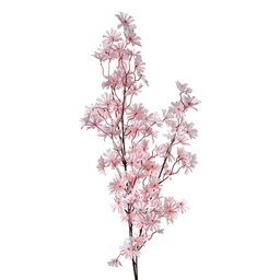 [5PL0153] Branche de décoration avec fleurs Rose Marron 25x7x113 cm