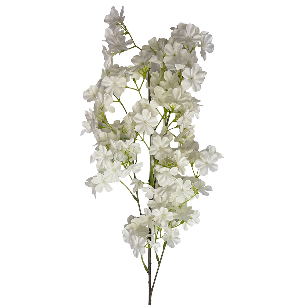 Clayre & Eef Artificial Flower White Plastic
