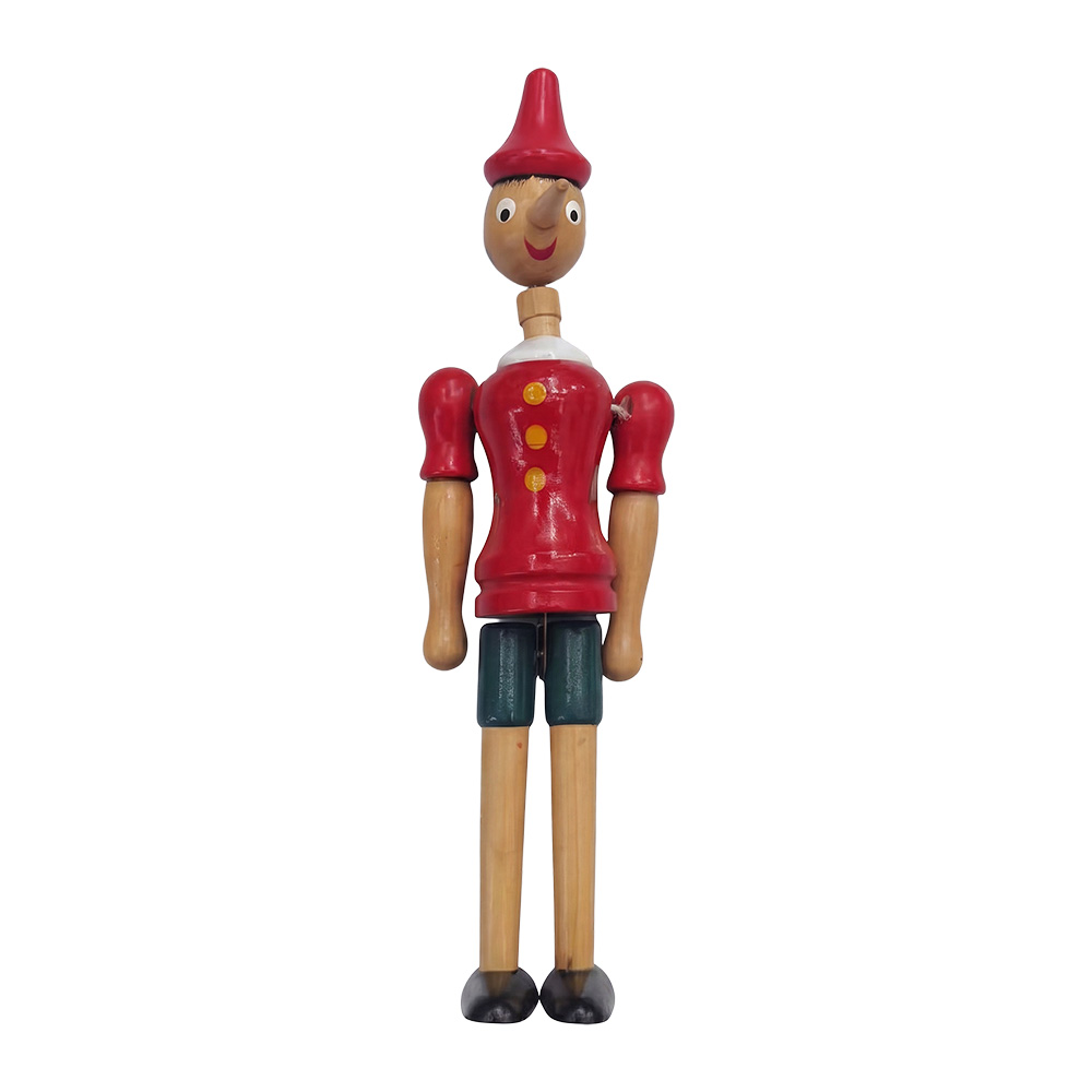 Decoration Pinocchio Red Beige 50 cm