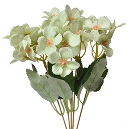 [6PL0364GR] Branche de décoration avec fleurs Vert 16x12x30 cm