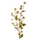 Decorative Artificial Branch with flowers Yellow Green 25x6x107 cm