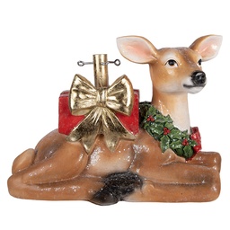 [5PR0229] Kerstboom standaard hert 57x25x39 cm
