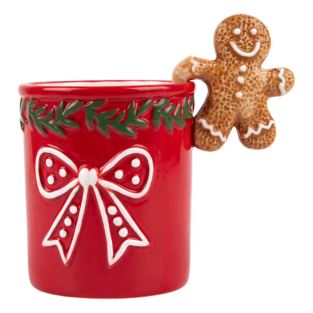 Mug Red Brown 14x9x13 cm / 350 ml