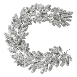 [50928] Albero di Natale artificiale Bianco Verde 180 cm