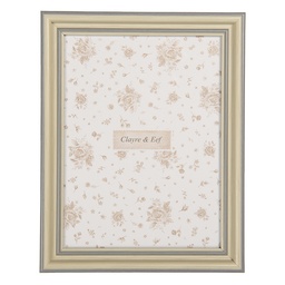 [2F1263S] Bilderrahmen Grau Grün 13x2x18 cm / 10x15 cm