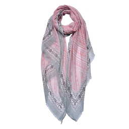 [JZSC0692P] Sjaal 90x180 cm roze