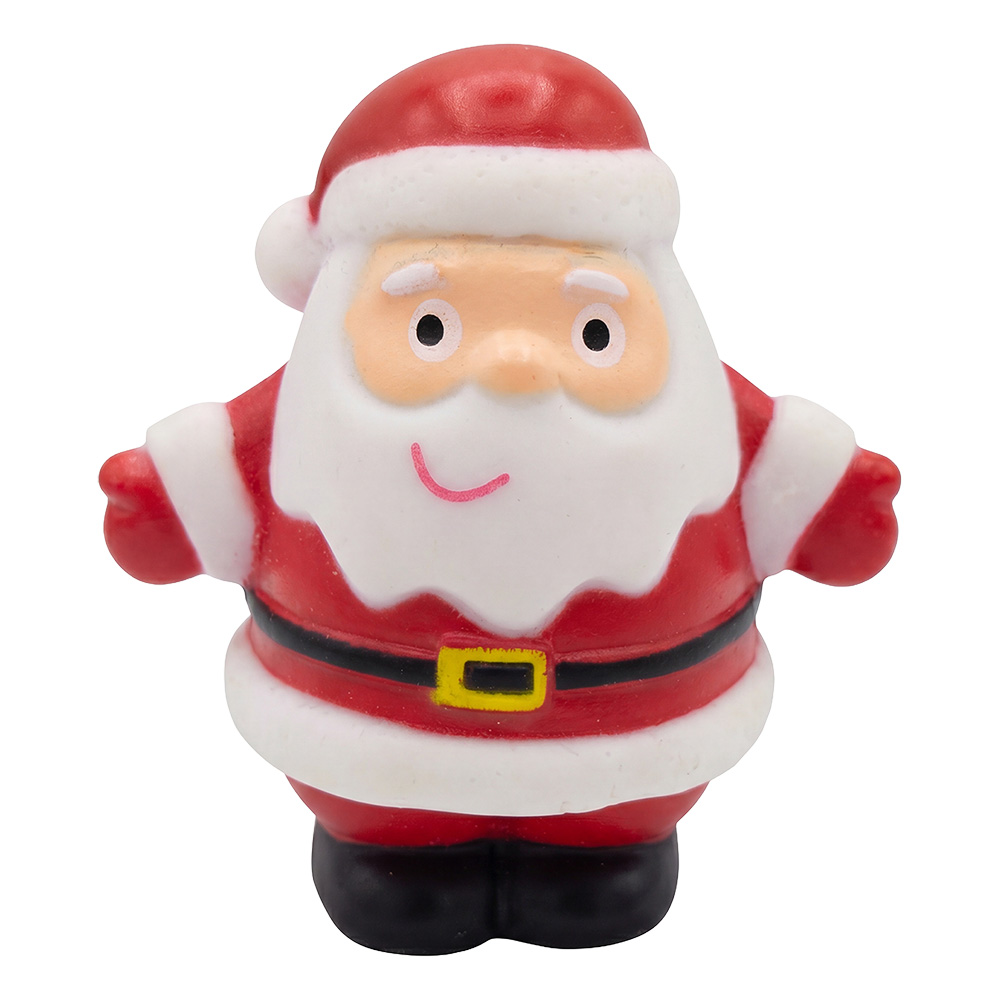 Dekorativer Badeente Weihnachtsmann Weiß Rot 5 cm