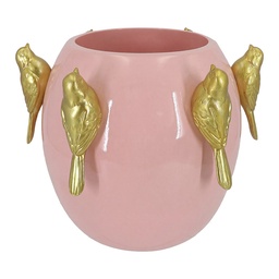 [6PR6445] Decoratie bloempot 18x18x17 cm