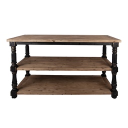 [5H0752Z] Tisch Schwarz 180x100x85 cm