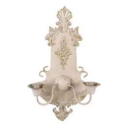 [5LMP380] Applique a parete Beige Verde 40x18x70 cm E14/max 2x25W