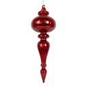 Christmas Bauble Red Ø 9x28 cm