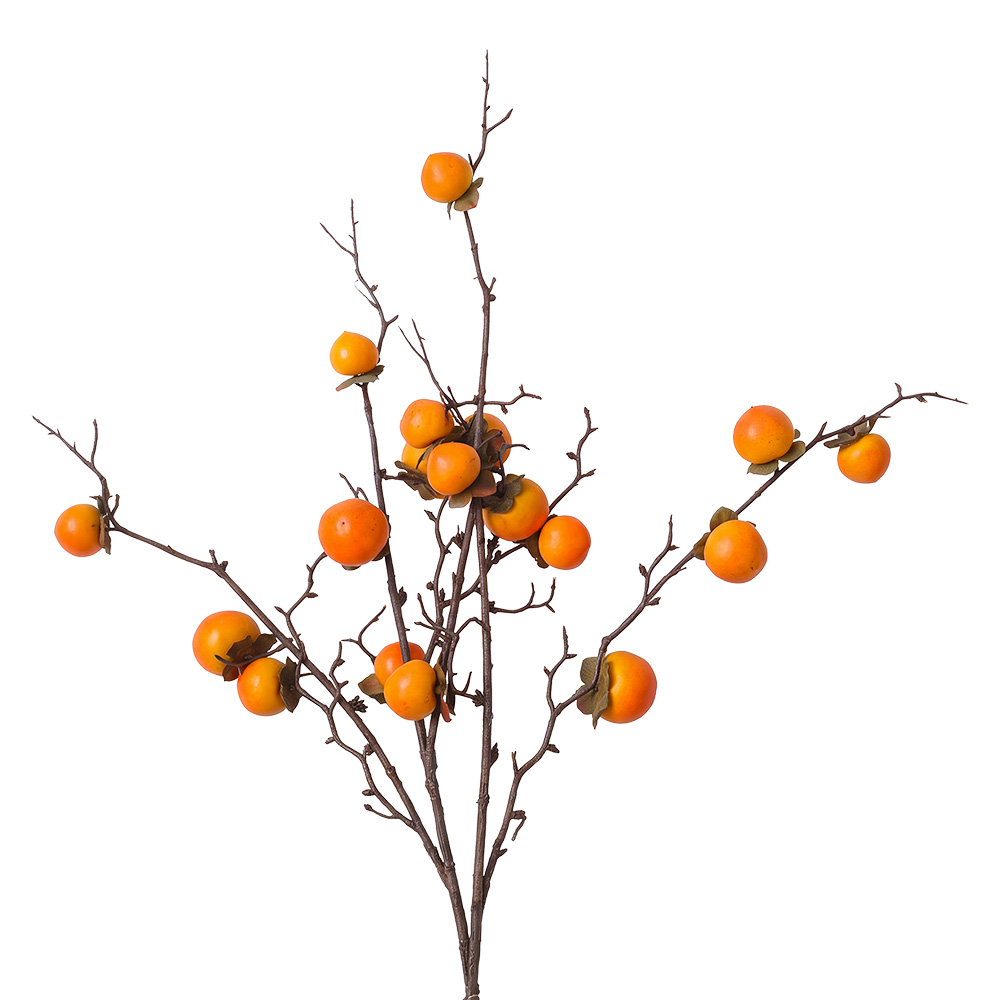 Rami Artificiali Decorativi Arancio 105 cm