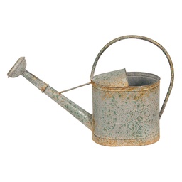 [6Y4993] Deko Gießkanne Grau 50x16x33 cm