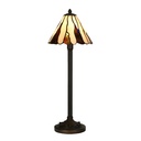 Tiffany Tischlampe Beige Ø 20x60 cm E14/max 1x40W