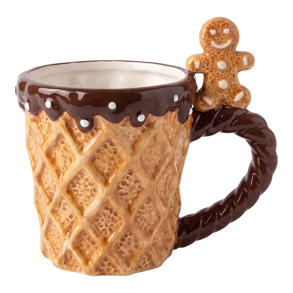 Mug Brown 14x10x13 cm / 350 ml