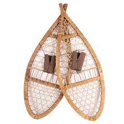 [50805] Decoration Snowshoes (2) Brown 106x39x8 cm