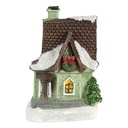 Décoration d'un Maison avec LED Vert Marron 5x5x8 cm