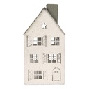 Décoration Maison Blanc Vert 16x9x32 cm