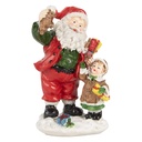 Christmas Decoration Santa Claus Red White 8x6x13 cm