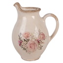 Pichet décoratif Beige Rose 16x12x19 cm