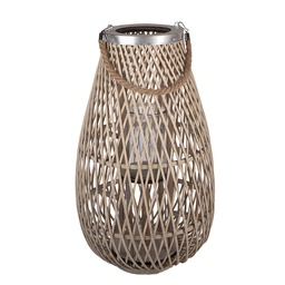 [5RO0105M] Tealight Holder Beige Ø 31x50 cm