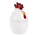 Barattolo con Coperchio Bianco Ø 6x9 cm