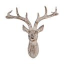 Decorazione da parete Cervo Beige 33x16x37 cm