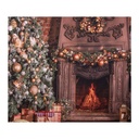 Wall Carpet Christmas tree  Brown Green 180x1x210 cm