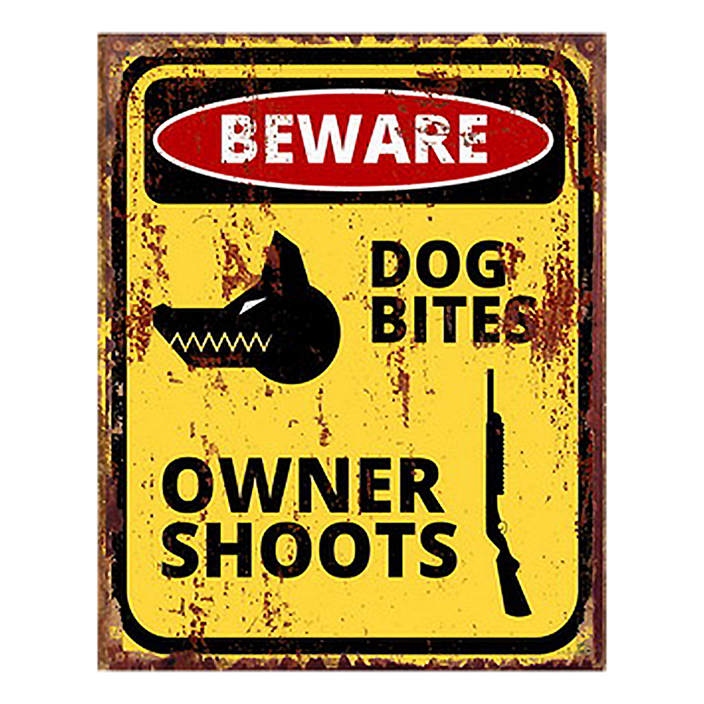 Textschild Gelb 20x1x25 cm