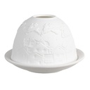Porte-lampes Blanc Ø 12x8 cm