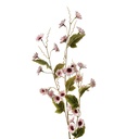 Deko Ast mit Blumen Rosa Grün 25x6x107 cm