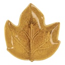 Scodella Foglia Giallo 14x13x2 cm