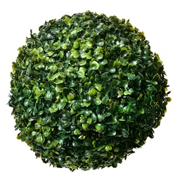 [6PL0325L] Décoration sphère en Buis artificiel Vert Ø 24 cm