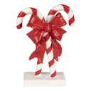 Decoration Candy canes Red White 12x5x16 cm