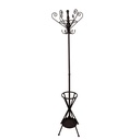 Standing Coat Rack Brown 50x50x180 cm