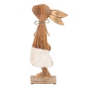 Image de décoration Lapin Marron, Blanc 18x6x40 cm