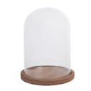 Cloche en Verre Transparent Ø 23x29 cm