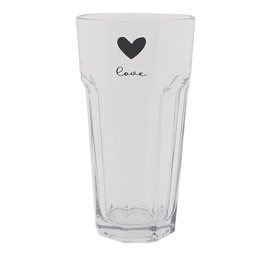 [6GL3713] Wasserglas Transparent Ø 8x15 cm / 320 ml