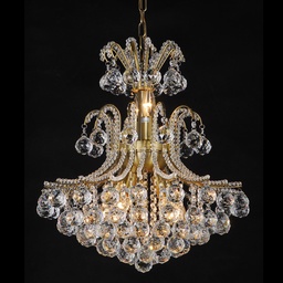 [5LL-CR32] Lustre Or Ø 50x60/180 cm E14/max 7x40W
