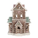 Décoration Maison avec LED Marron Rose 15x12x20 cm