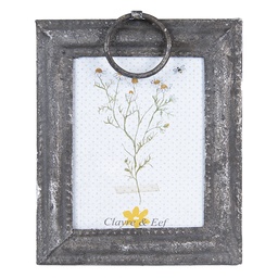 [2F0747] Cadre photo Gris 23x5x28 cm / 20x25 cm
