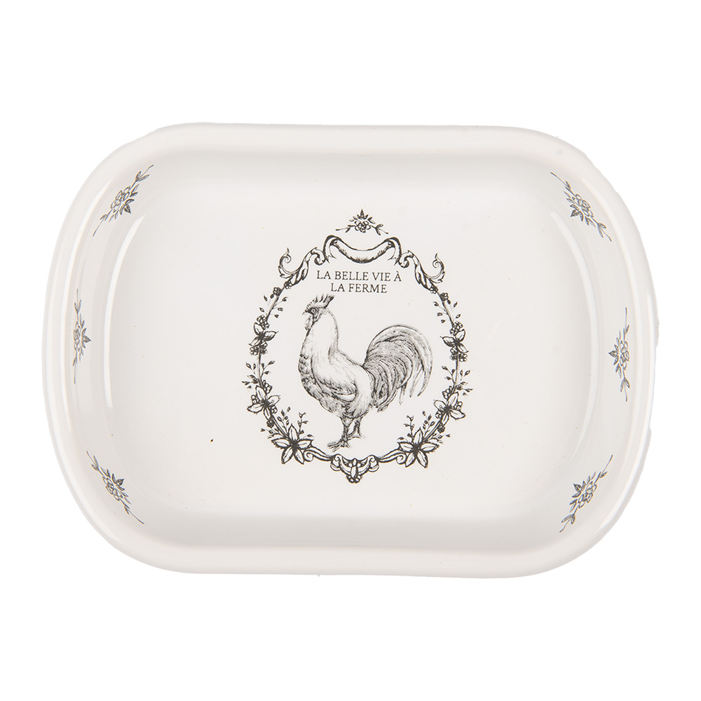 Soap Dish White 13x10x3 cm