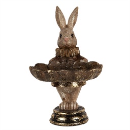 [6PR5014] Plat lapin Marron 11x9x15 cm