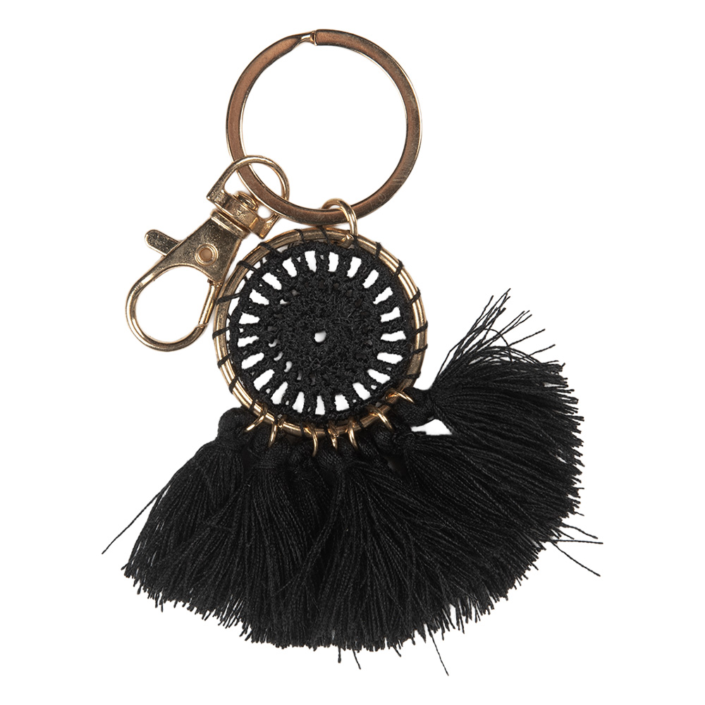 Schlüsselanhänger Schwarz 4x1x7 cm