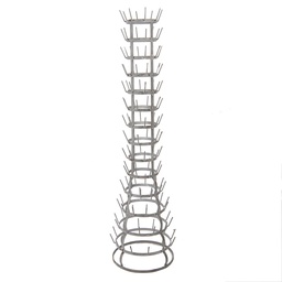 [5Y1361] Mug Tree Grey Ø 41x148 cm