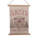 Wall chart Christmas Beige Brown 40x2x60 cm
