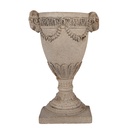 Wand Blumentopf Beige Braun 29x11x44 cm