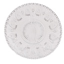 Tableware Diner Plate Transparent Ø 22x2 cm