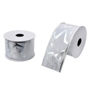 Ruban Blanc Couleur argent 5 cm x 2.7 m